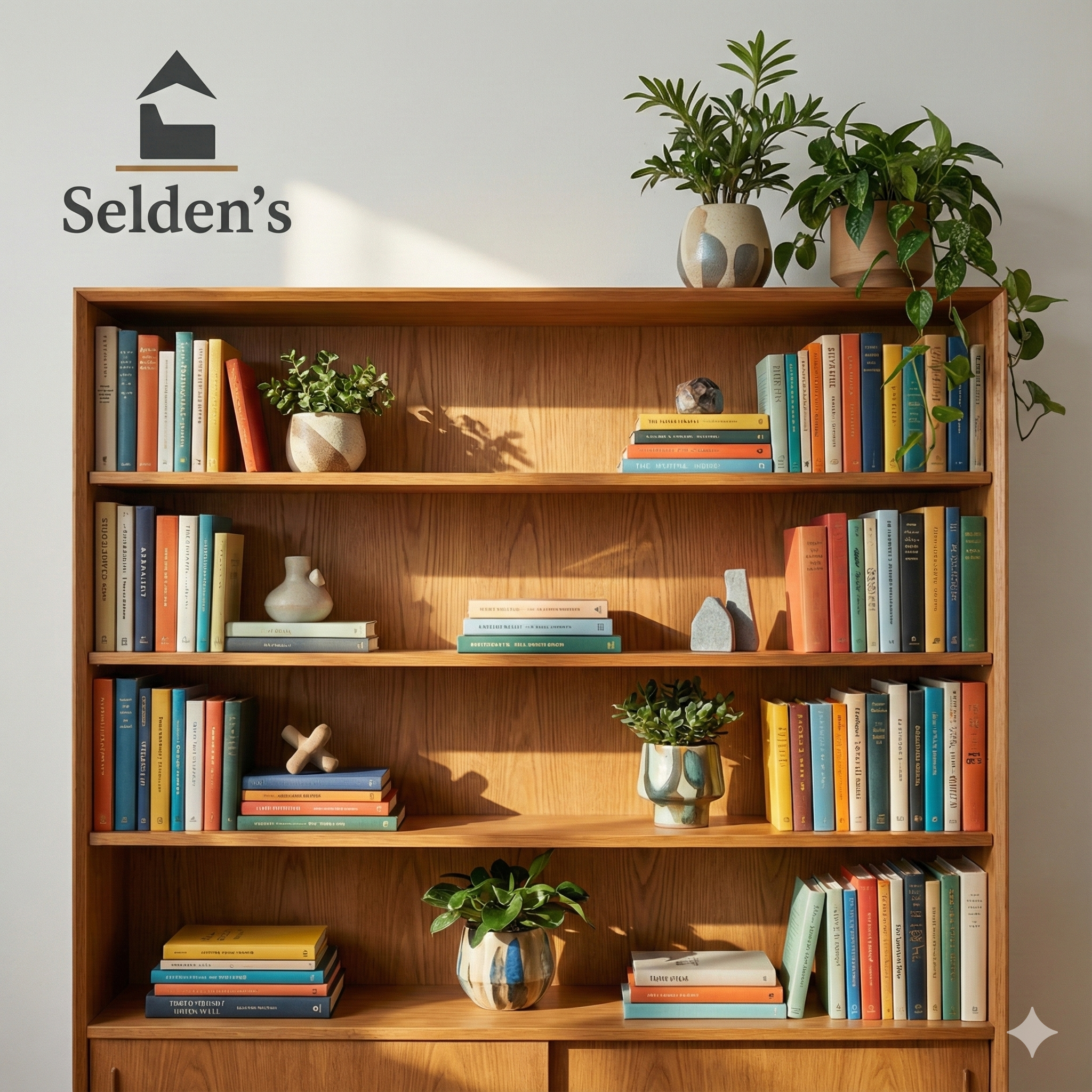 Heritage Wooden Bookshelf